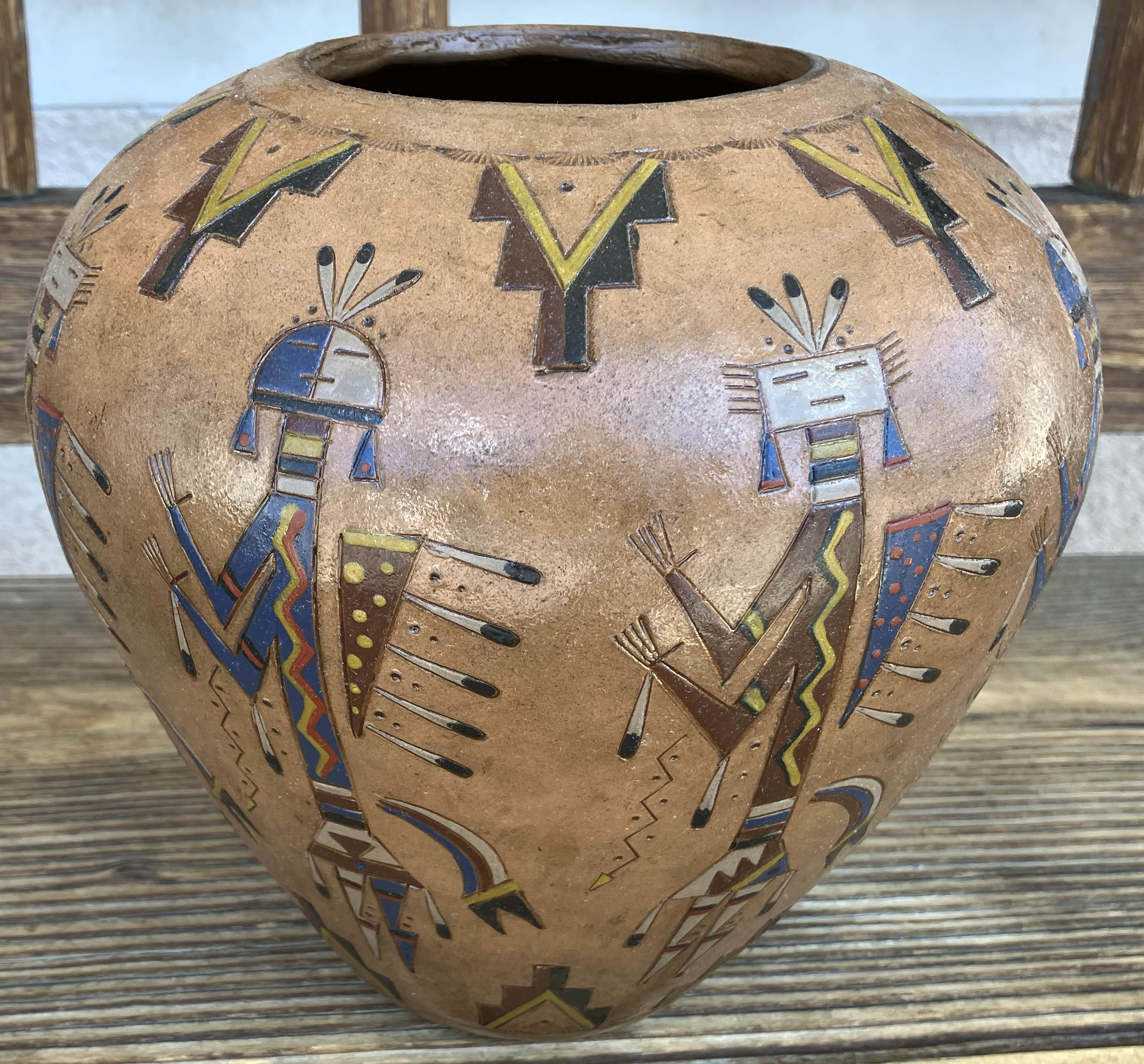 Nancy Chilly | Navajo Pottery Vase | Penfield Gallery of Indian Arts | Albuquerque, New Mexico